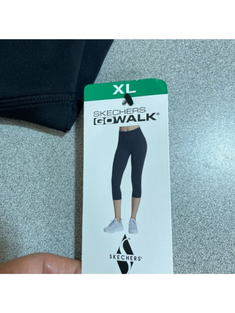 NWT Skechers GoWalk Women's XL Black High-Waist Capris UPF 40+ Breathable B1539 - Picture 10 of 14